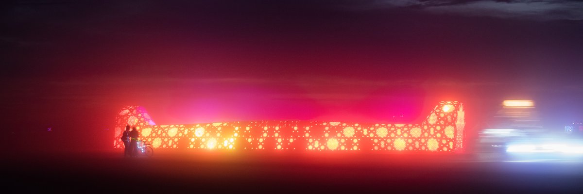 Roshanai (Illuminate) by Charles Gadeken and everyone who works to make it happen. This is a long tunnel that you hug your way through!