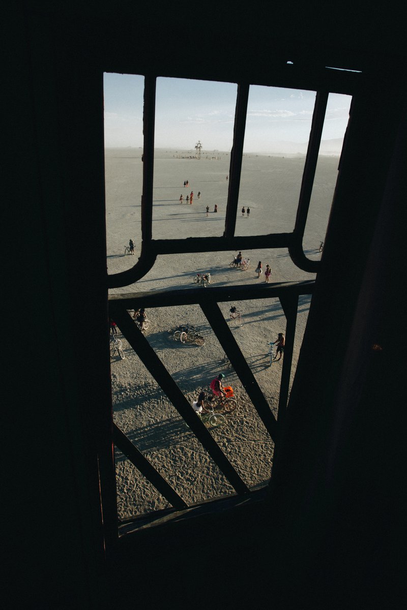 View out the window of The Black Rock Lighthouse by Jonny and Max Poynton