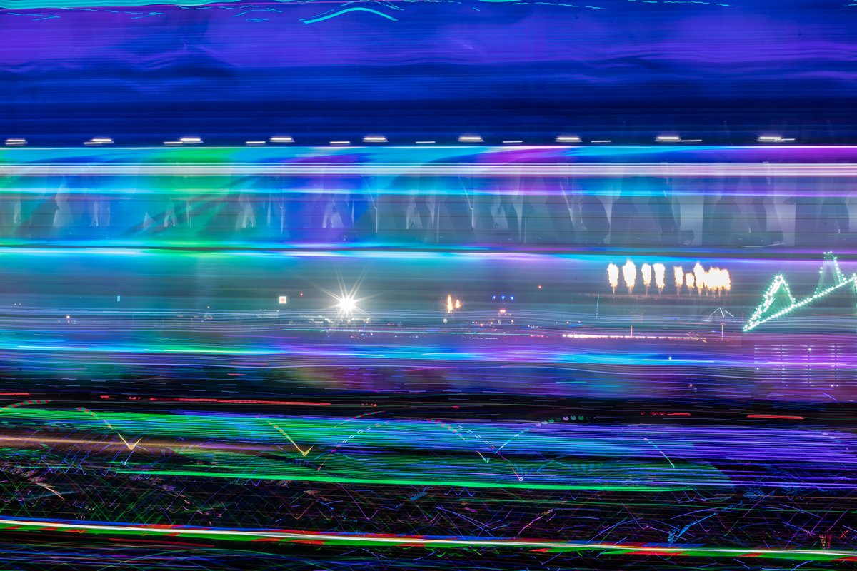 Abstract Pattern (Dancetronauts Going By)