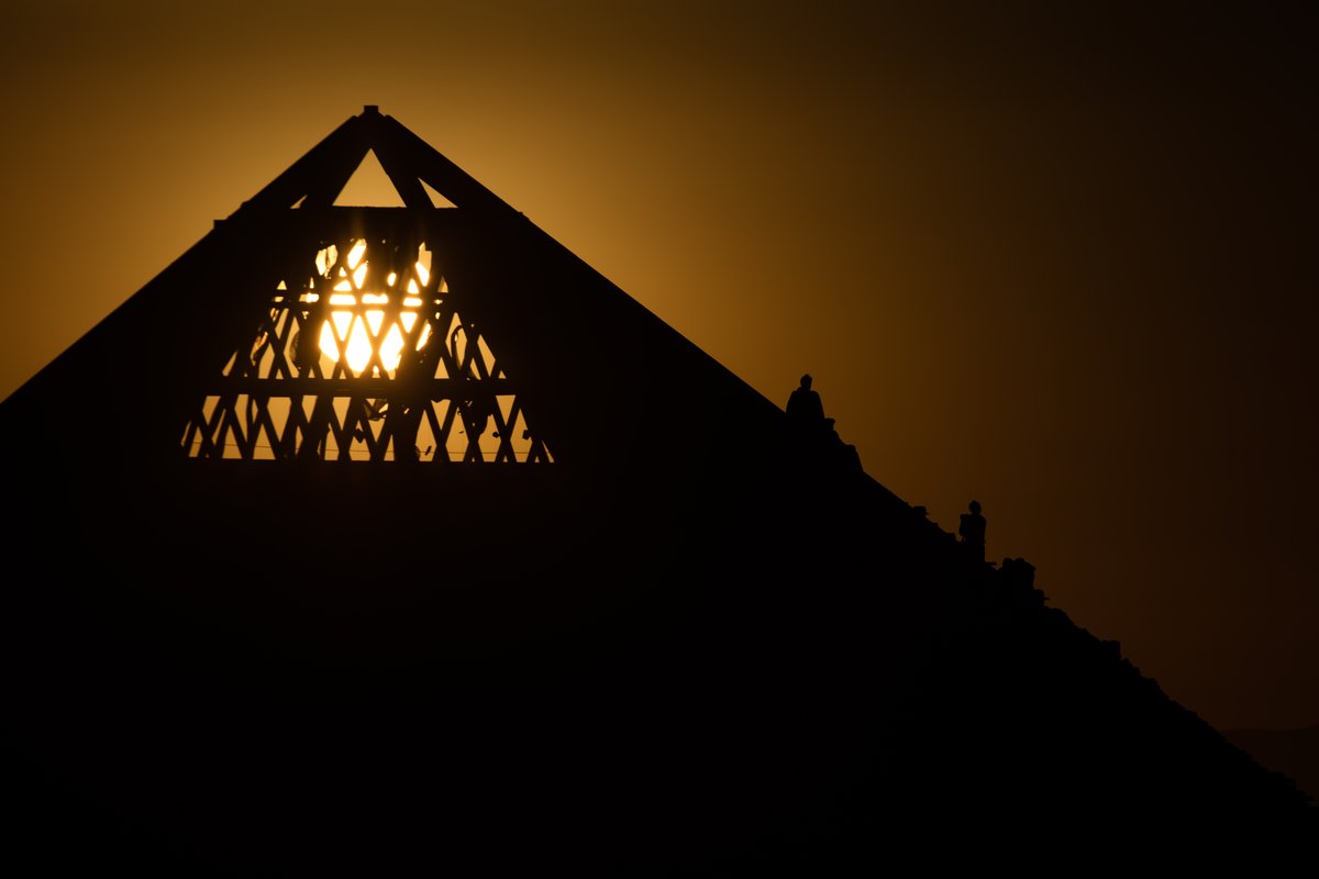 Catacomb of Veils by Dan Sullivan and the Catacomb Crew at Sunrise