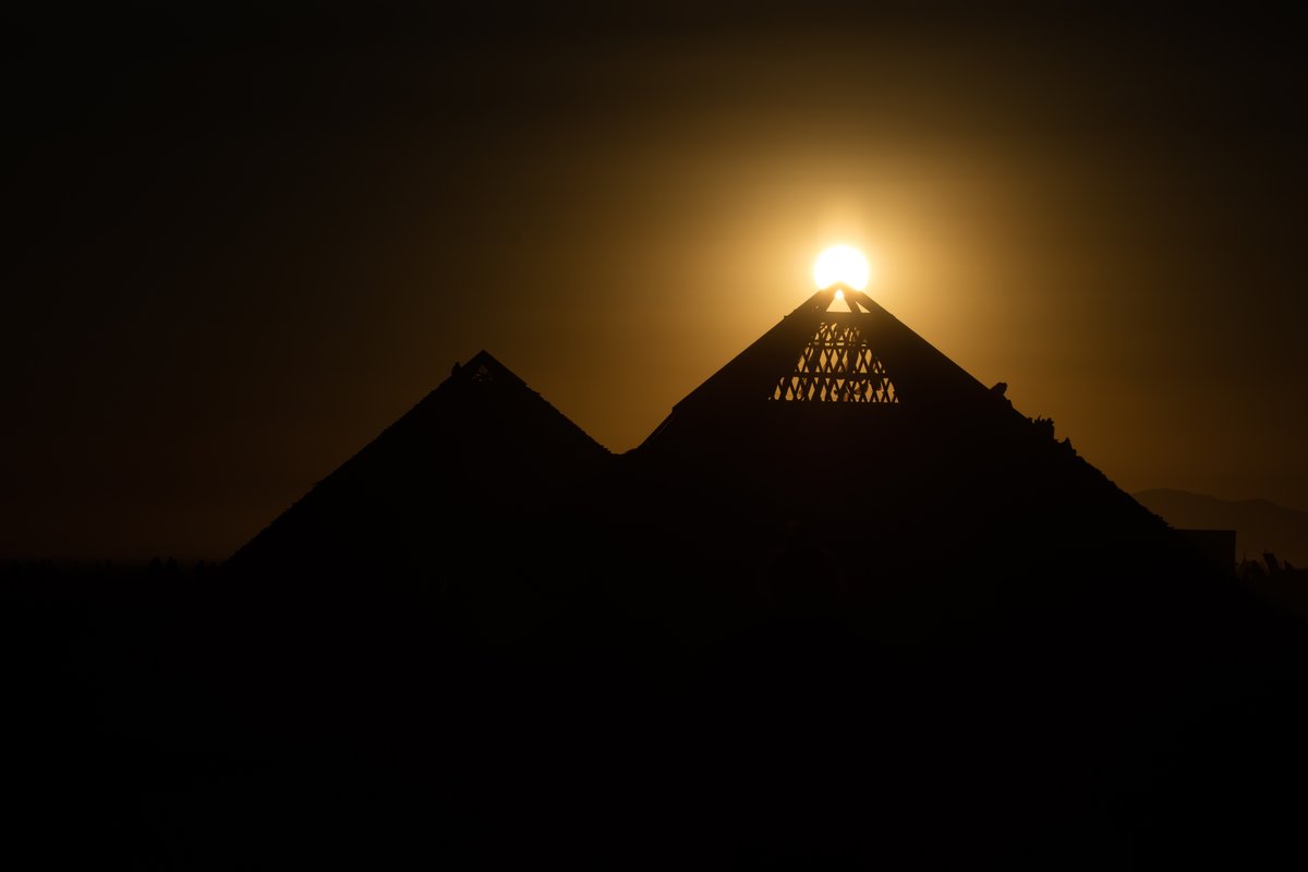 Catacomb of Veils by Dan Sullivan and the Catacomb Crew at Sunrise