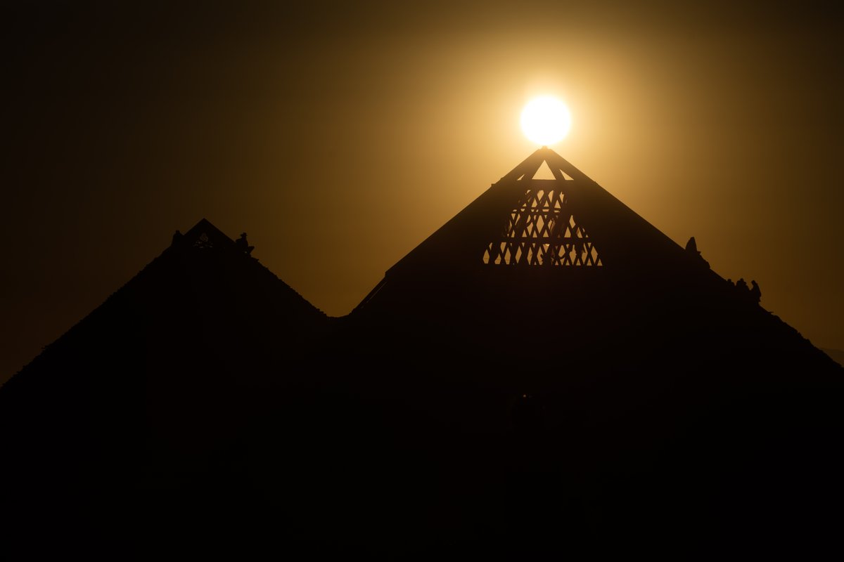 Catacomb of Veils by Dan Sullivan and the Catacomb Crew at Sunrise