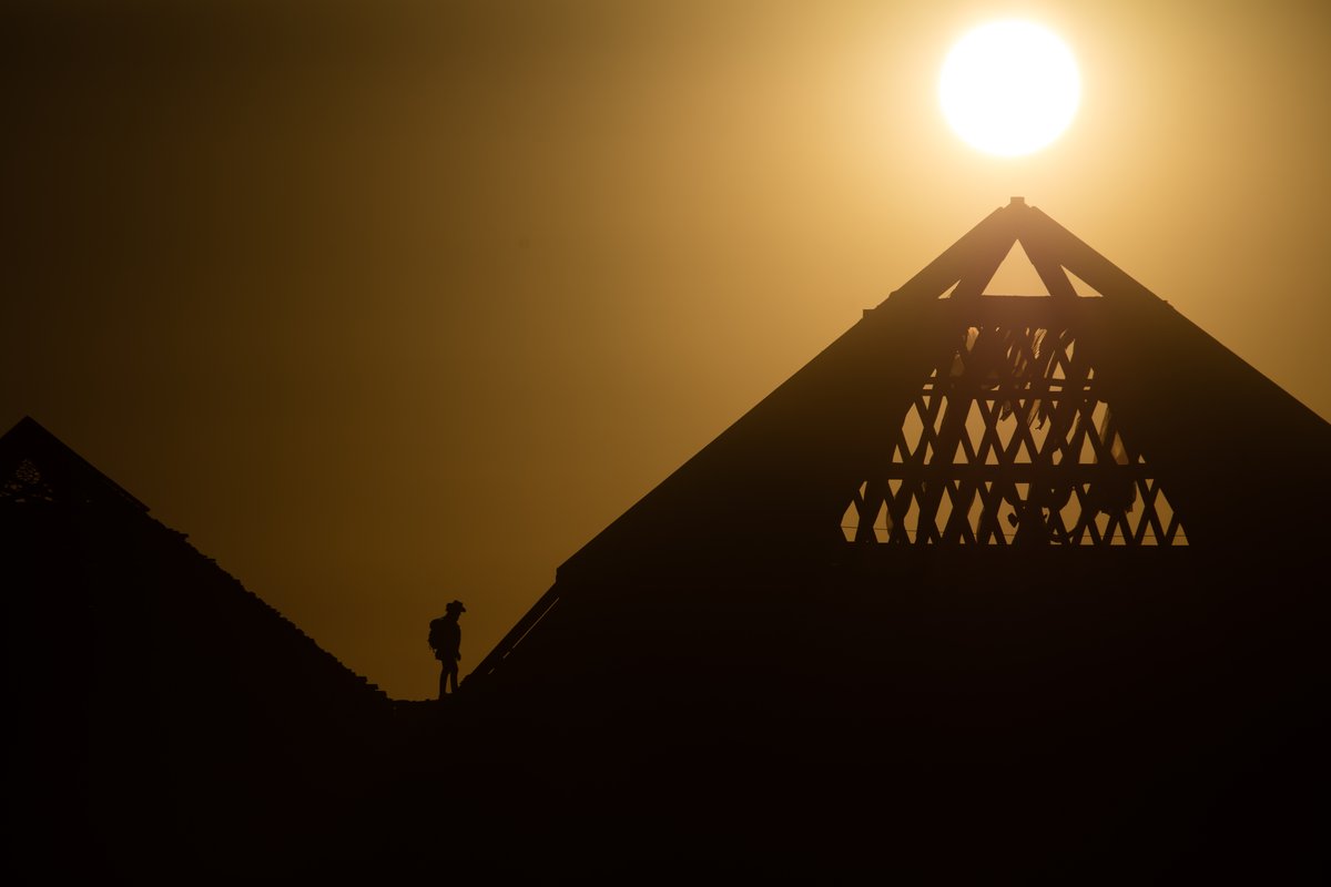 Catacomb of Veils by Dan Sullivan and the Catacomb Crew at Sunrise