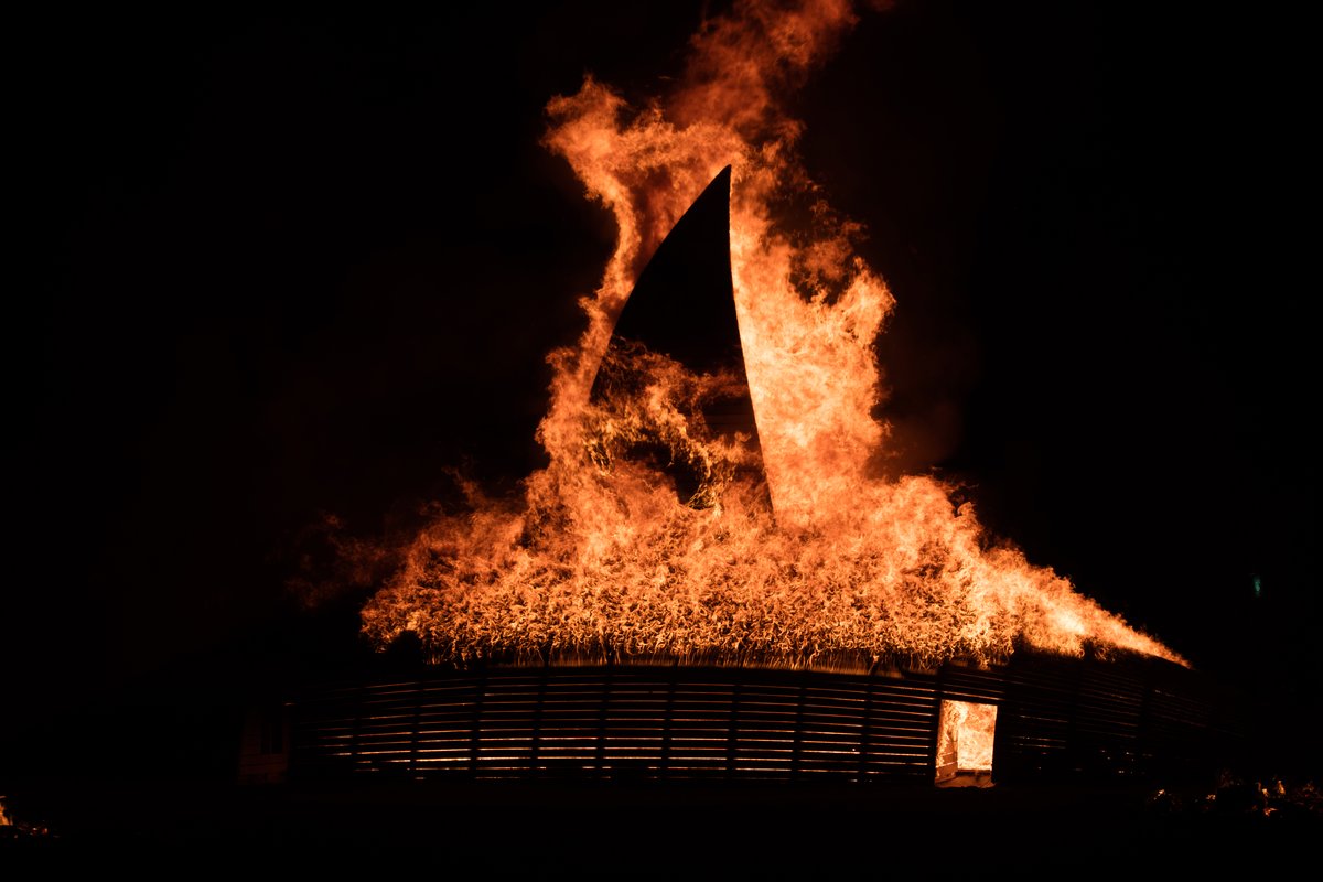 The Orca Project Burn. Piece by Erik More.