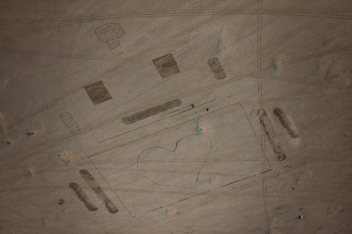 Robot Heart Aerial Photo During The Catacomb Of Veils Burn.