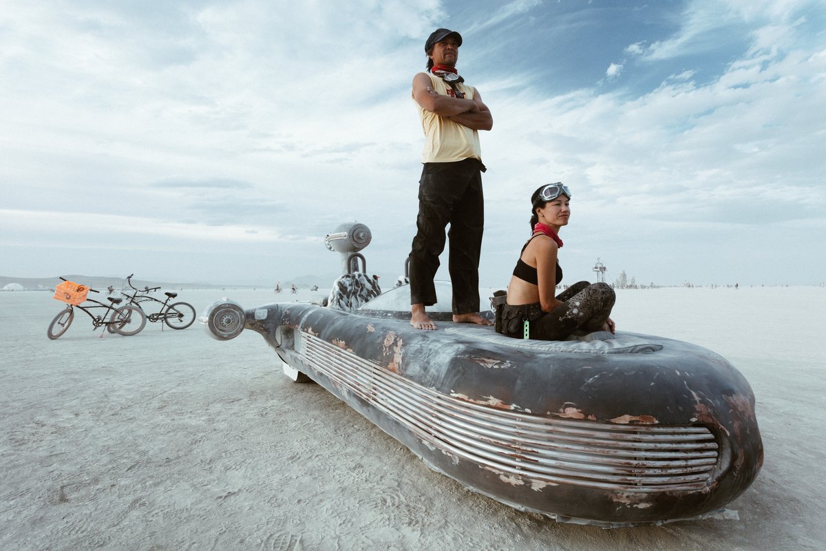 Broke Down Mutant Vehicle (these folks we're waiting for a tow)