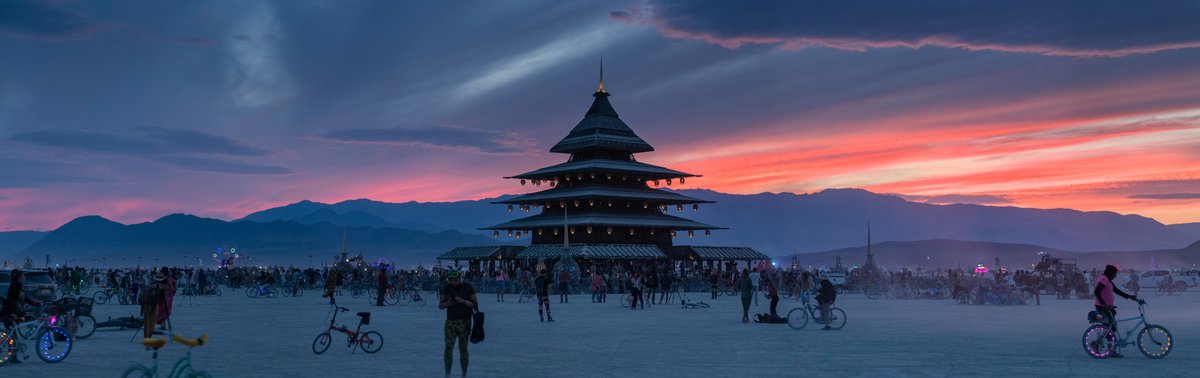 The Temple At Sunset (22831 x 7201)