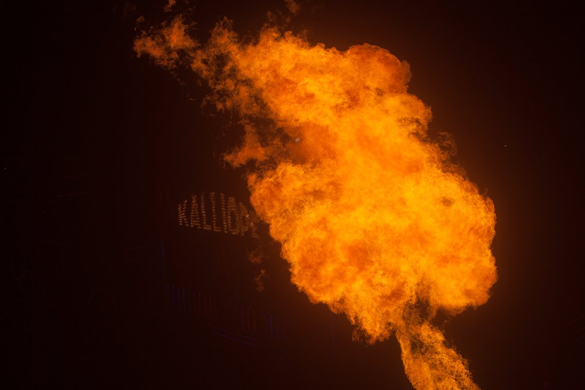 Flame And Kalliope Sign