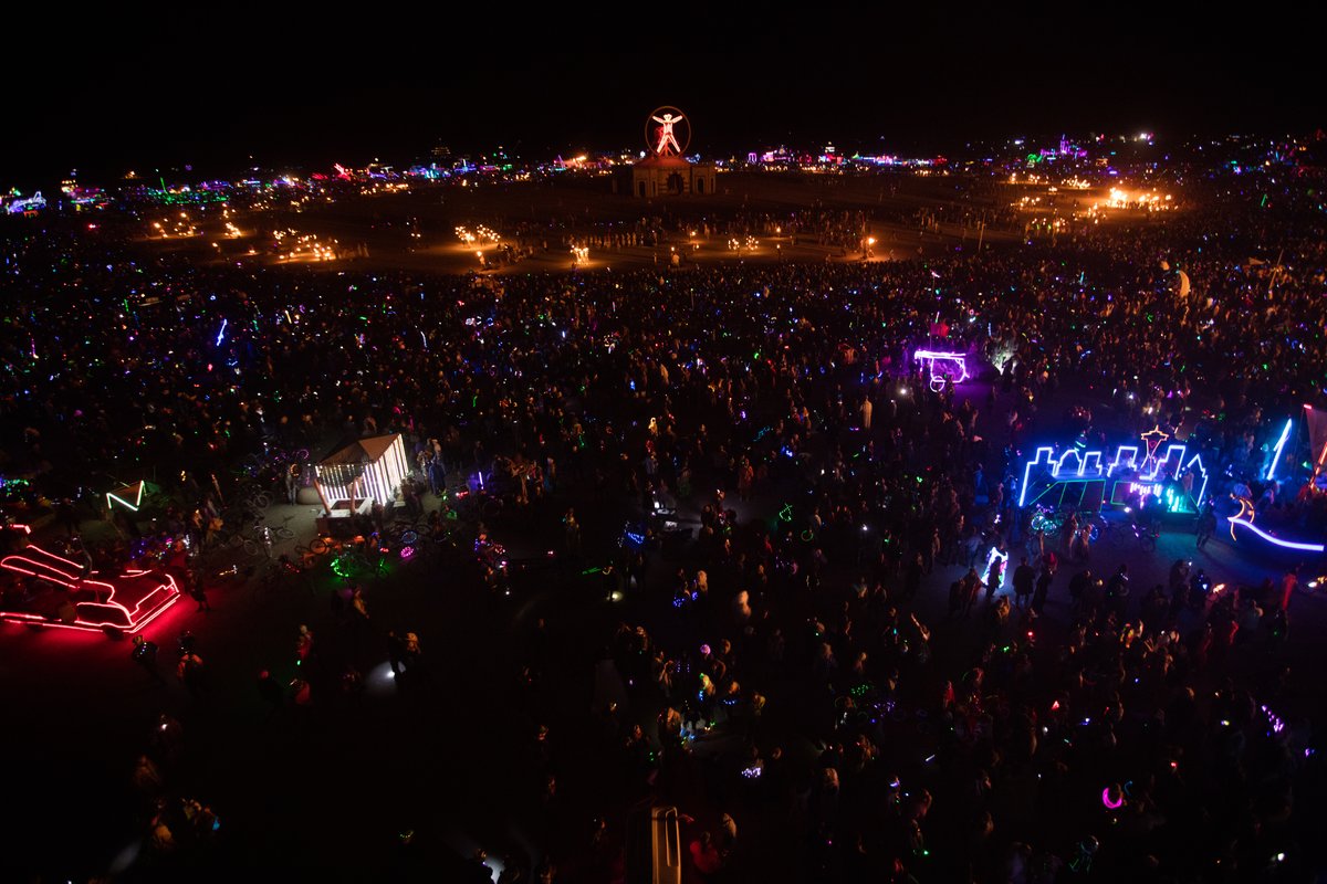 Burning Man 2016 Man Burn