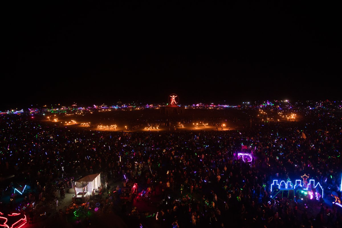 Burning Man 2016 Man Burn