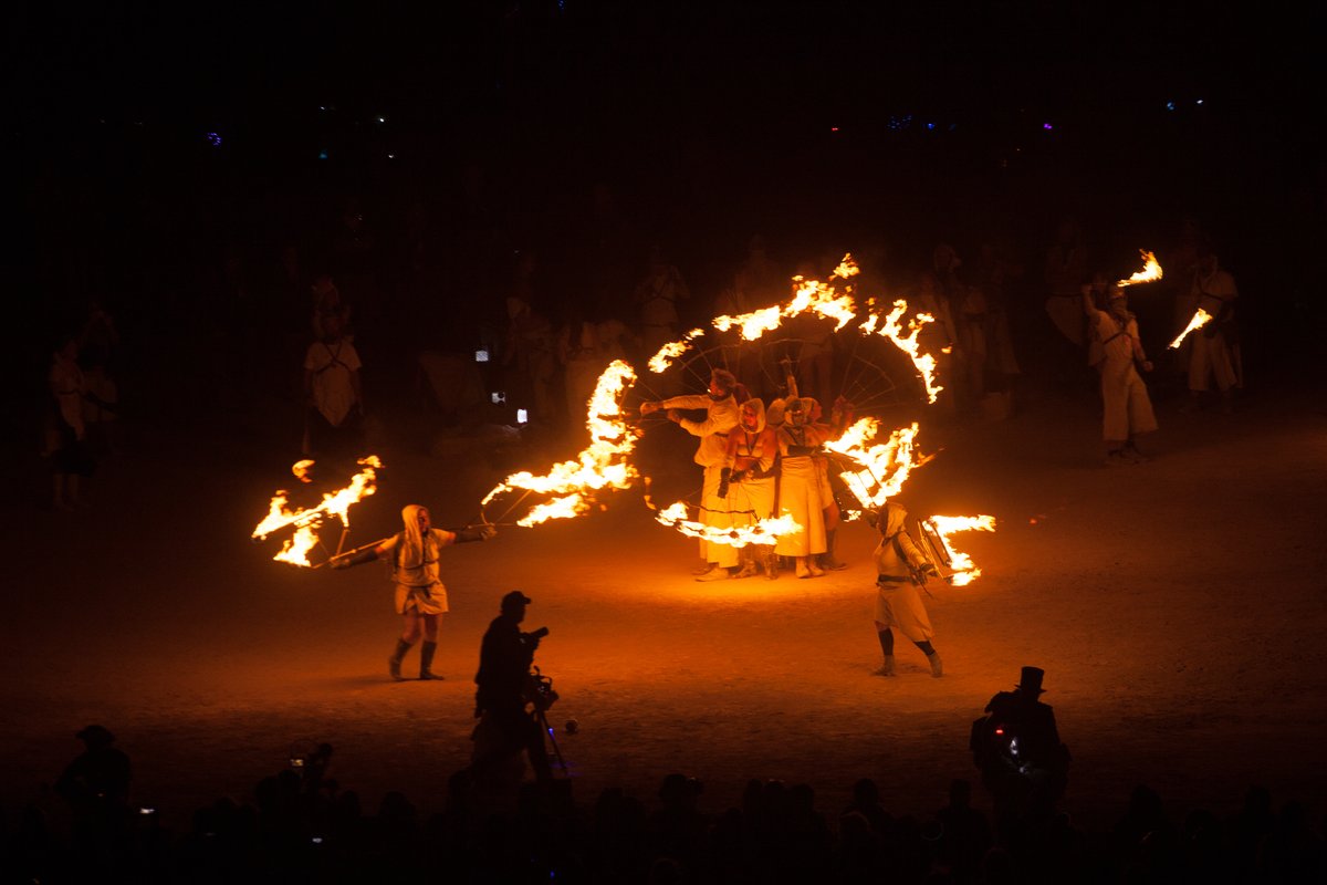 Burning Man 2016 Man Burn Fire Conclave