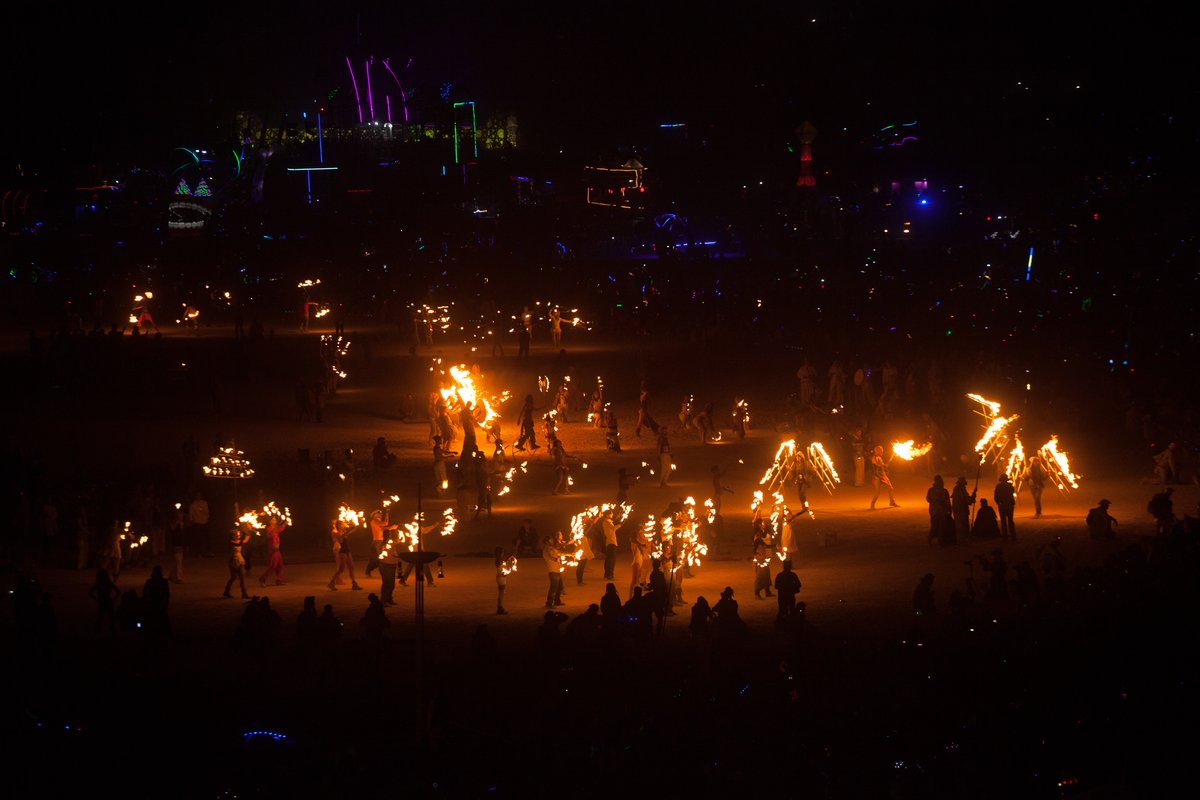 Burning Man 2016 Man Burn Fire Conclave