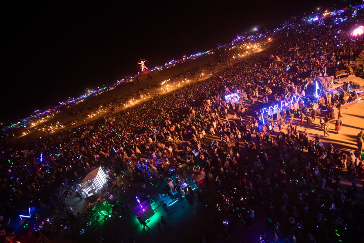 Burning Man 2016 Man Burn Dutch Angle