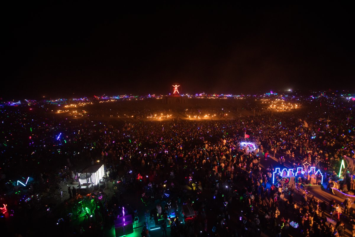 Burning Man 2016 Man Burn