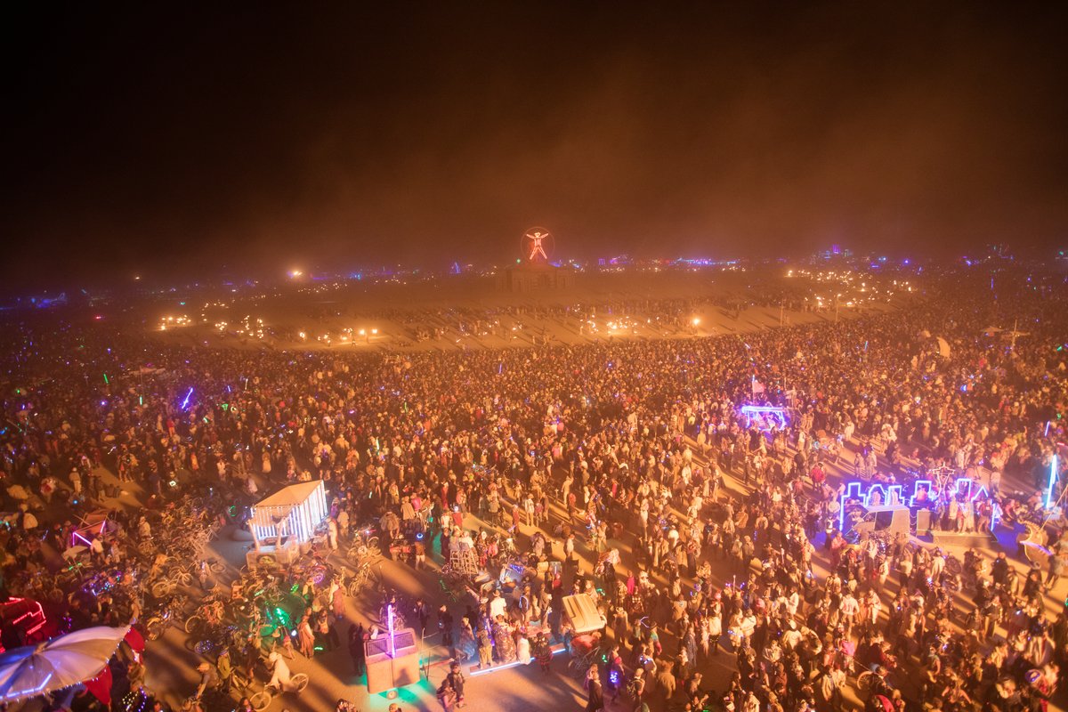 Burning Man 2016 Man Burn Dusty And Scary Windy Up Here