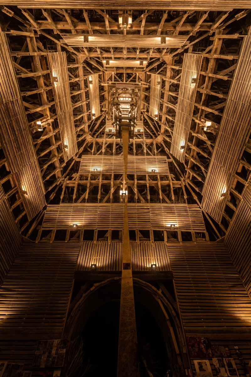 Inside The Temple At Night