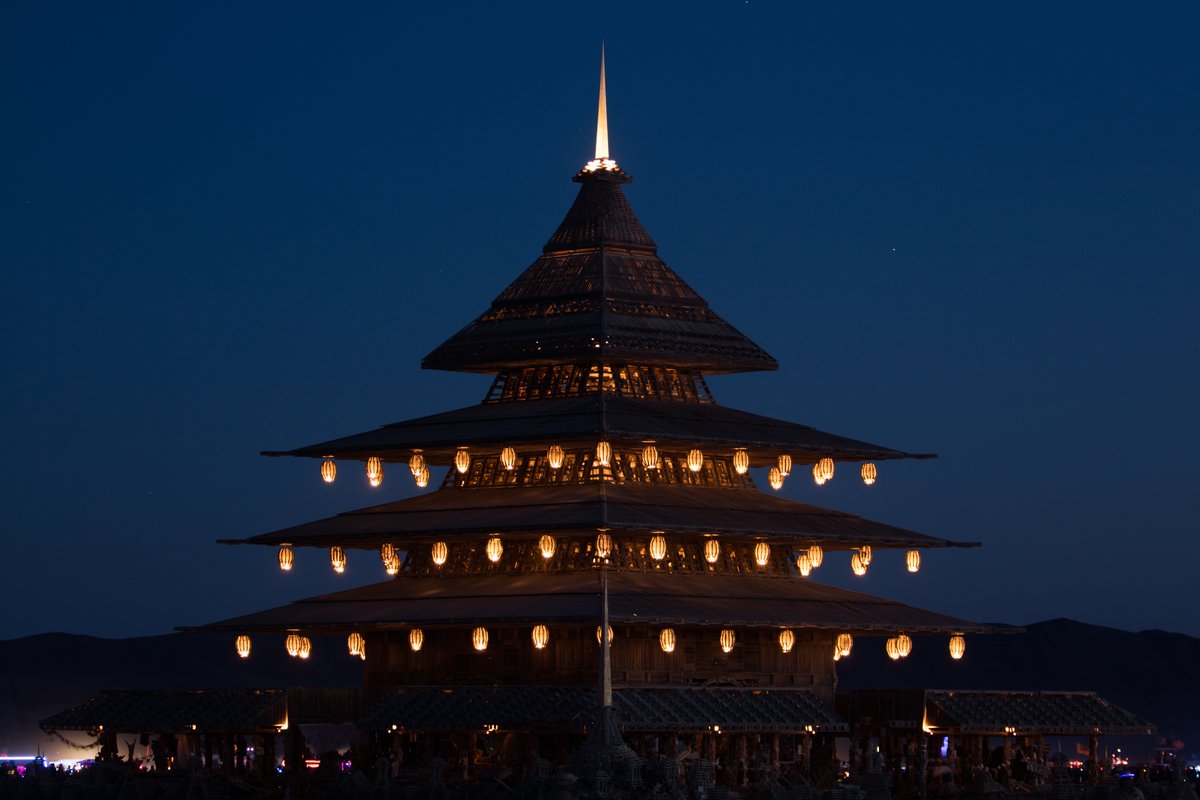 Burning Man 2016 Temple Burn