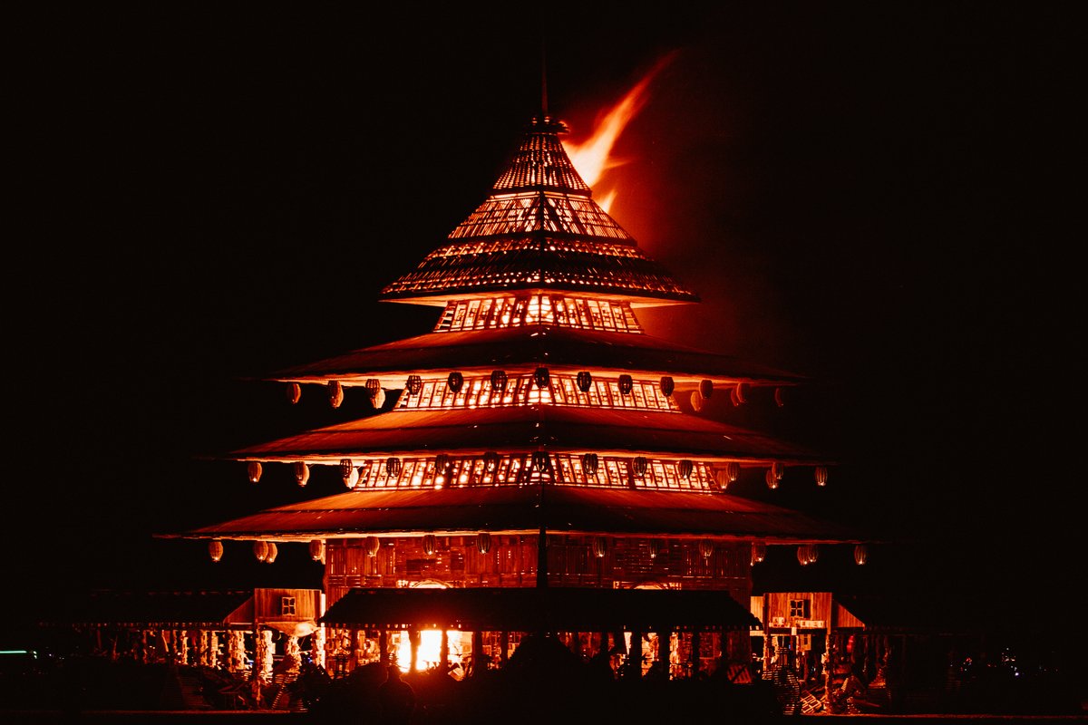 Burning Man 2016 Temple Burn