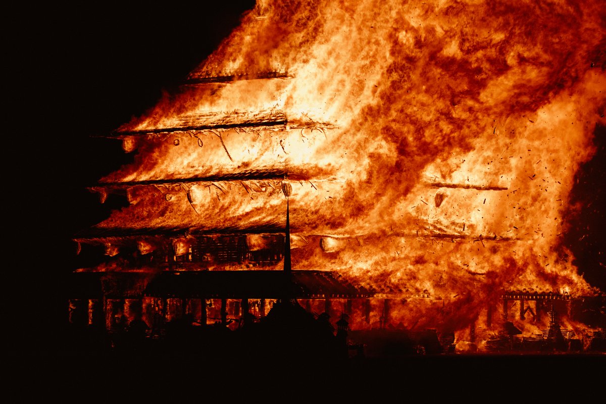 Burning Man 2016 Temple Burn