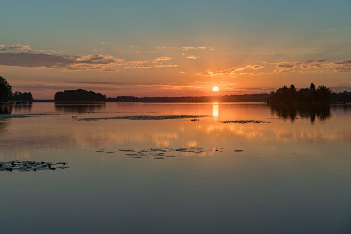 Sunrise Over The St Lawrence River