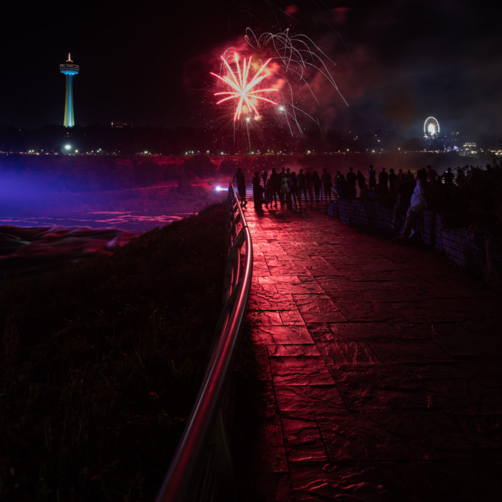 Fireworks At The Falls