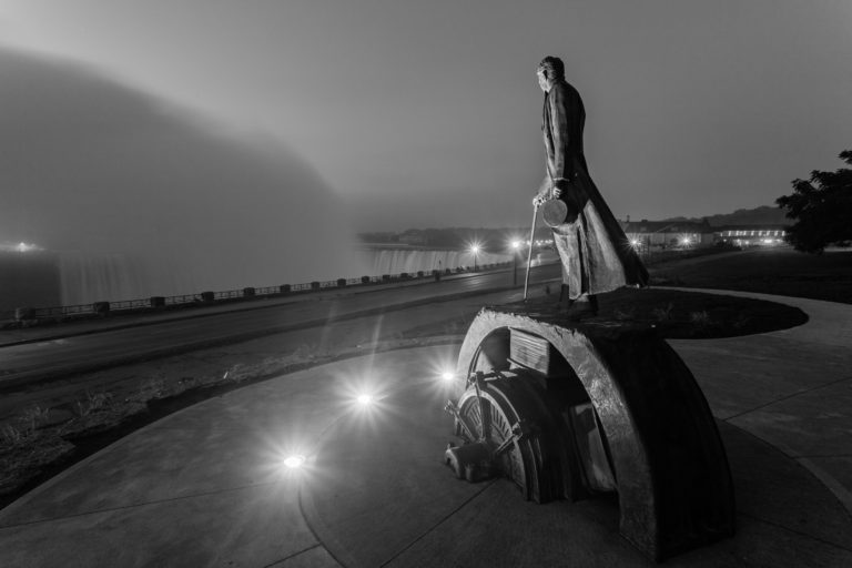 Nikola Tesla Sculpture At Niagara Falls Archives Duncan.co