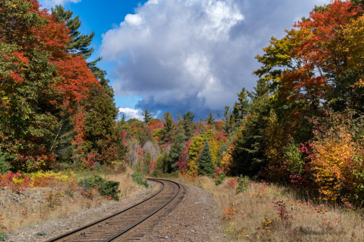 Railway Curve And Fall Colour