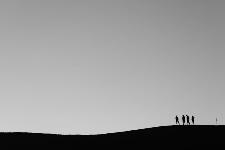 Dune Climbers And Walking Stick