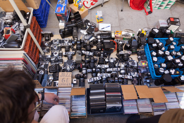 Cameras At Flea Market