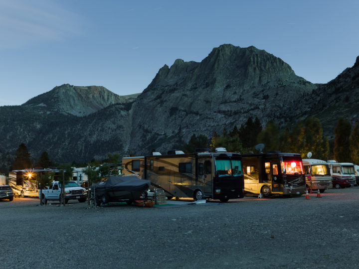 Motorhomes And Carson Peak
