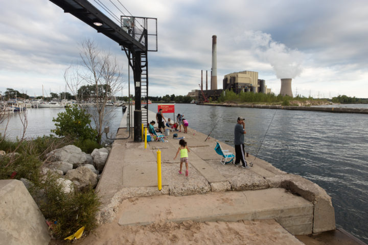 Fishing At The Coal Power Station