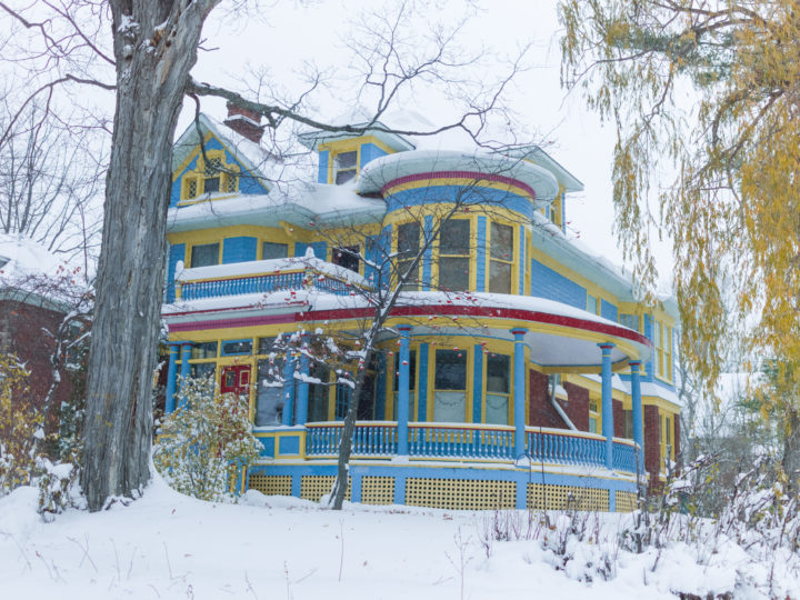 Colorful House In Gananoque