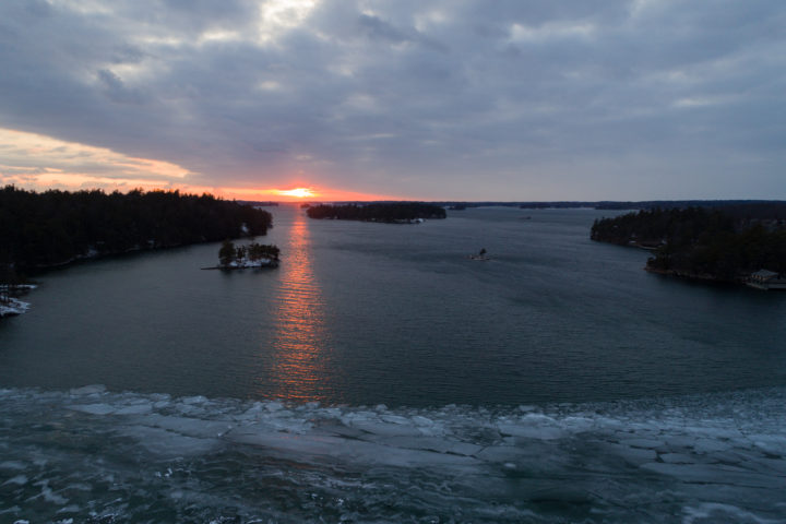 Last Light Over The River