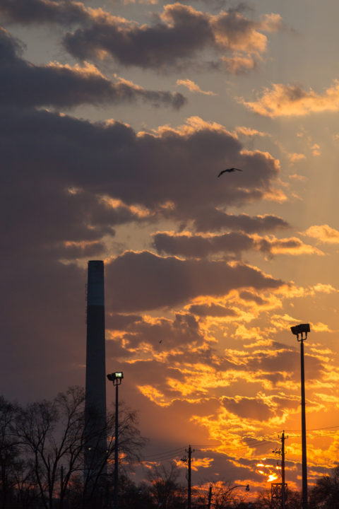 Smokestack Sunrise