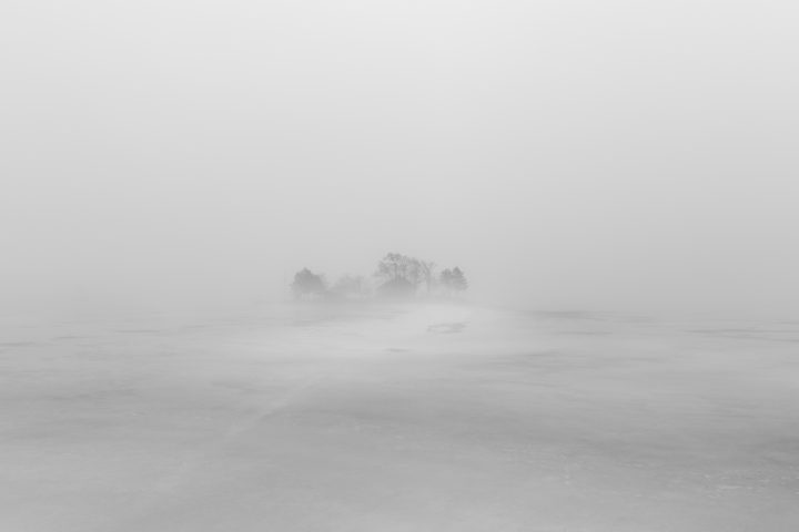 Miller Island In The Fog