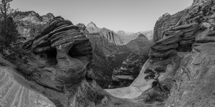 Geological Features At Canyon Overlook