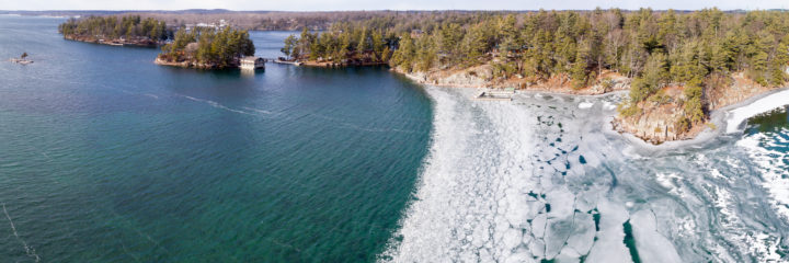 1000 Islands Ice From Above