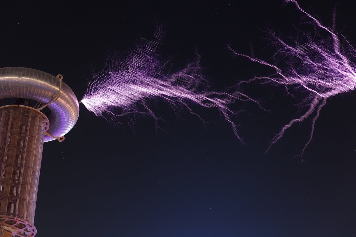 Tesla Coil Closeup
