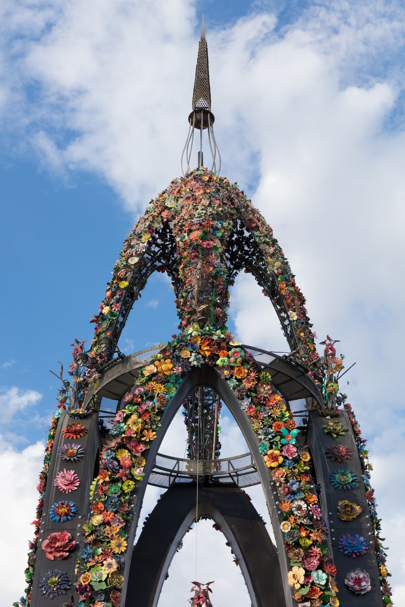 The Flower Tower by: Kevin Clark, Reared In Steel from: Petaluma, CA