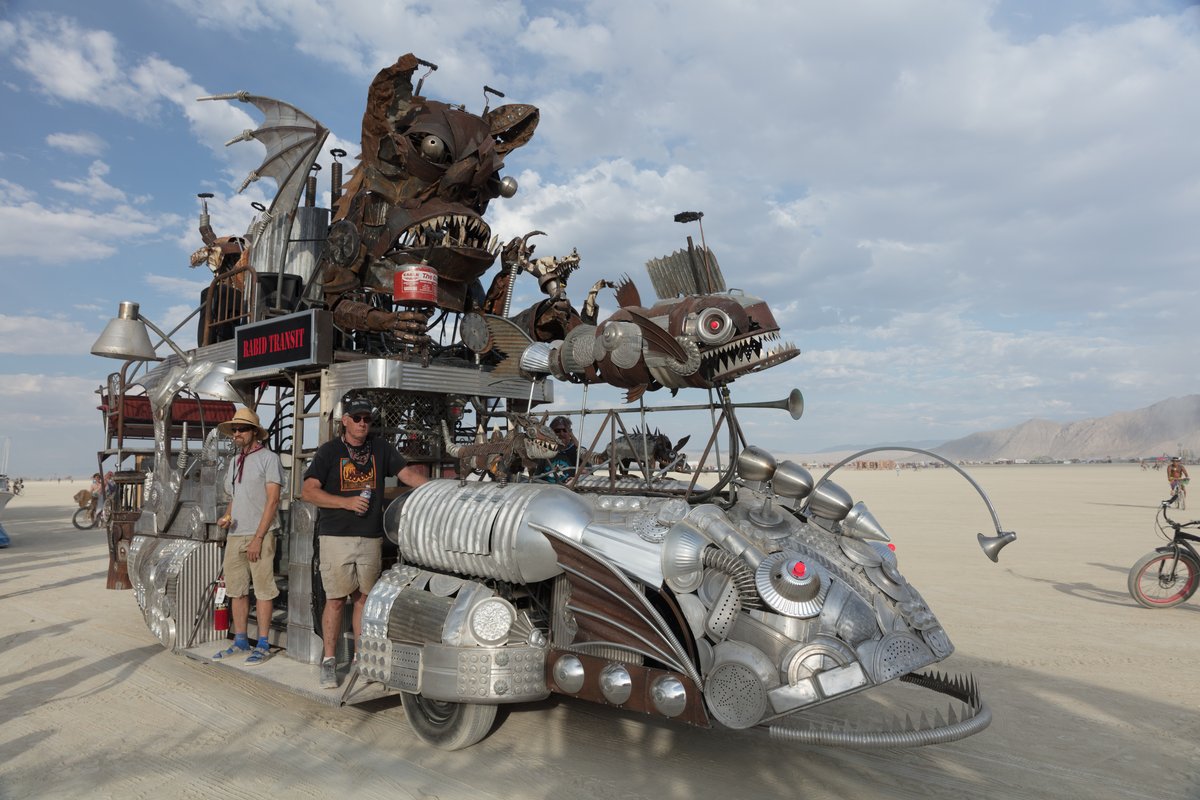 Rabid Transit by Duane Flatmo (Thank Alex for the caption update via comment below)