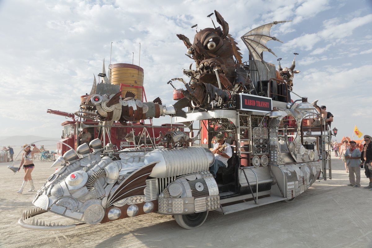 Rabid Transit by Duane Flatmo (Thank Alex for the caption update via comment below)