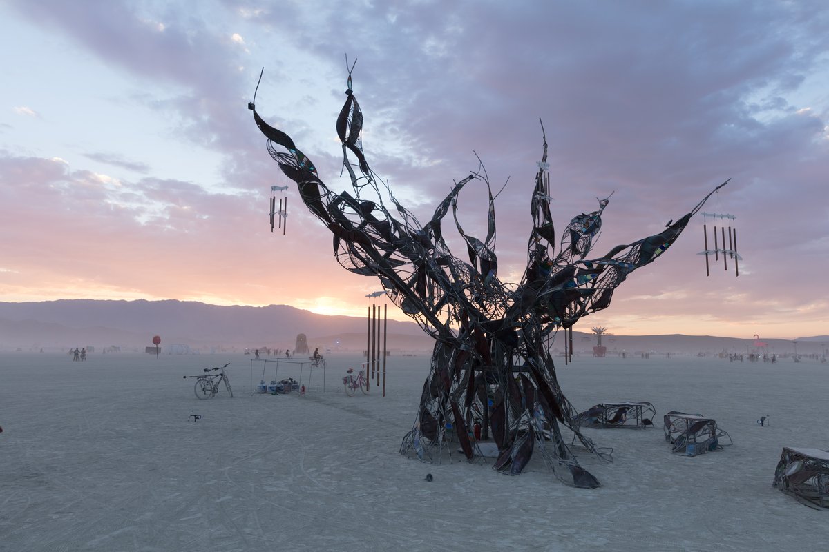 Methuselah V.2 by: Misha Naiman, Gray Davidson with Majorelle Arts from: Oakland, CA website (thanks to Hank Leiter for the update)