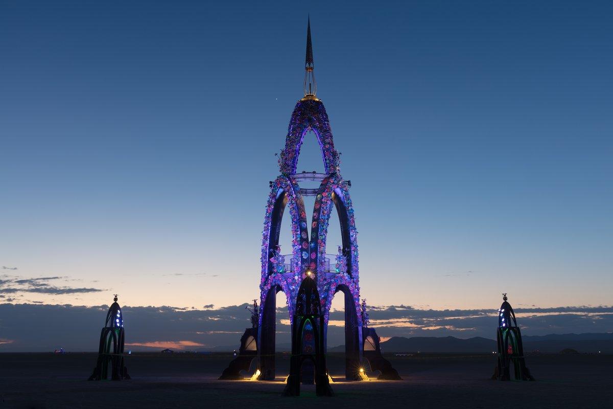 The Flower Tower by: Kevin Clark, Reared In Steel from: Petaluma, CA