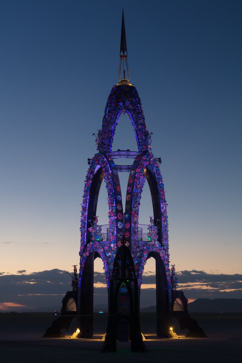 The Flower Tower by: Kevin Clark, Reared In Steel from: Petaluma, CA