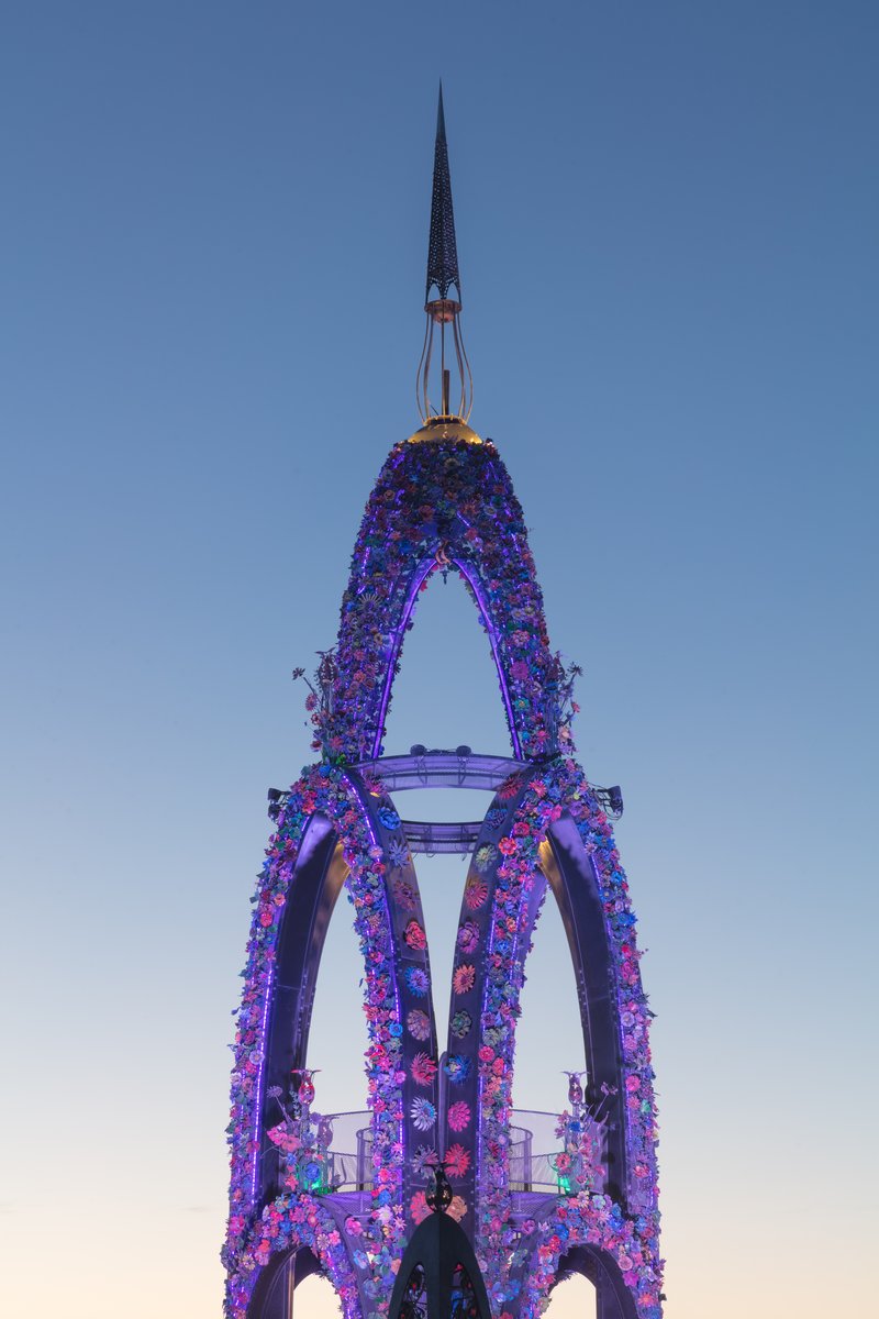 The Flower Tower by: Kevin Clark, Reared In Steel from: Petaluma, CA