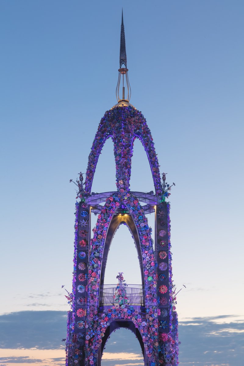 The Flower Tower by: Kevin Clark, Reared In Steel from: Petaluma, CA
