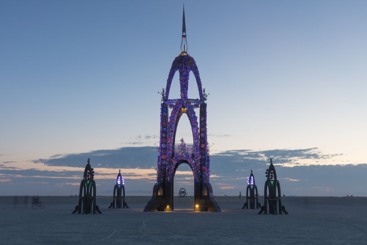 The Flower Tower by: Kevin Clark, Reared In Steel from: Petaluma, CA