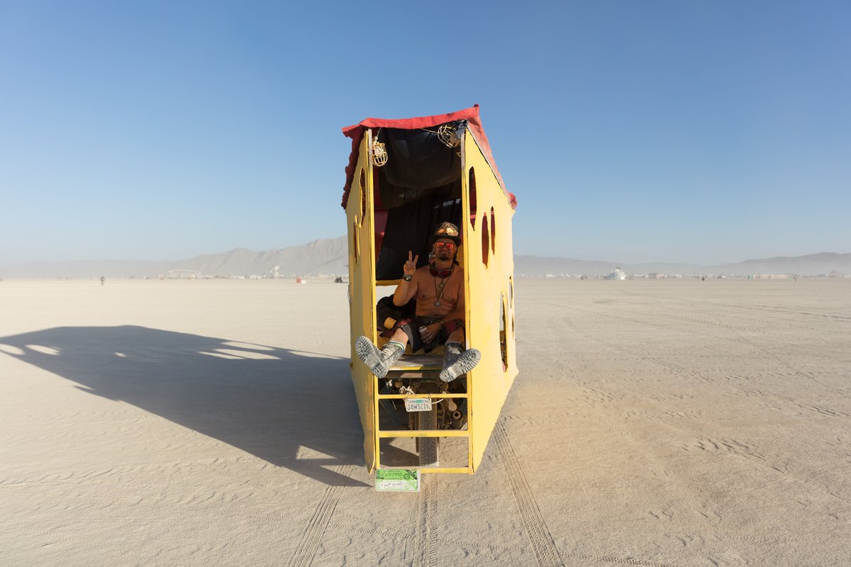 Burner Riding Along Inside A Block Of Cheese
