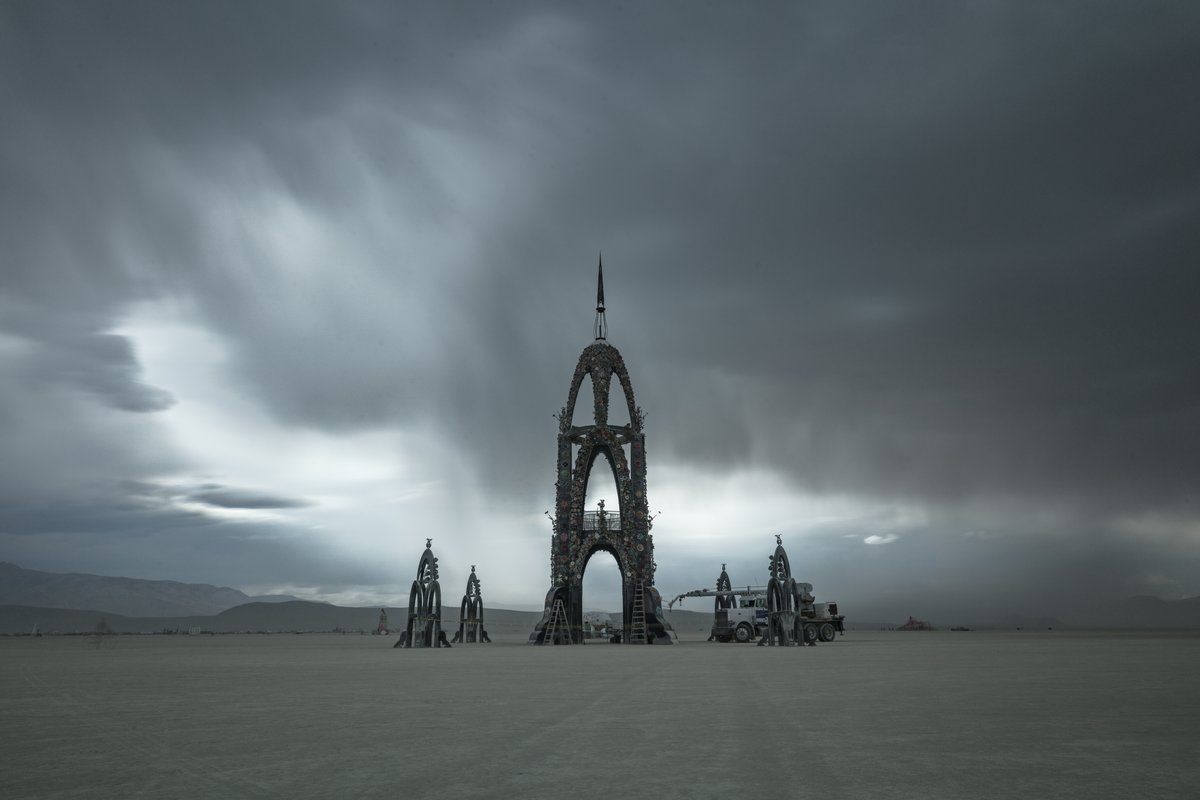 The Flower Tower by: Kevin Clark, Reared In Steel from: Petaluma, CA