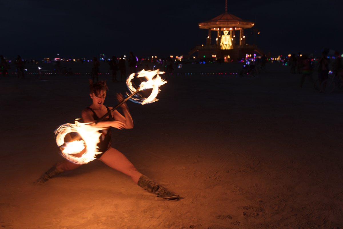 Firedancer At The Man